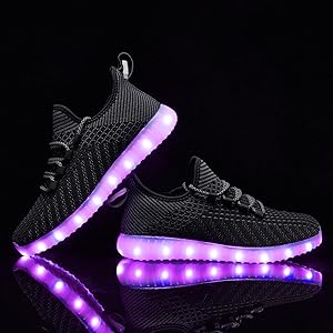 Illustrative example of adult light up shoes