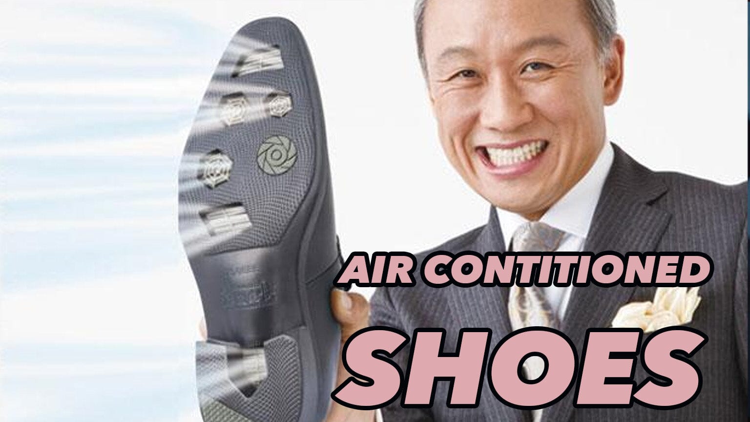 Illustrative example of air conditioned shoes
