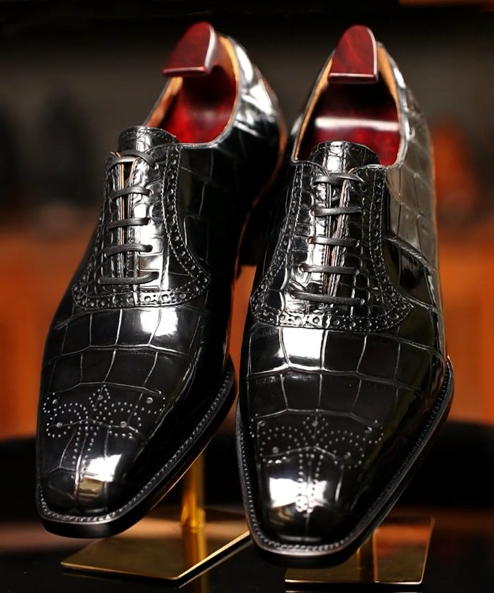Illustrative example of alligator shoes