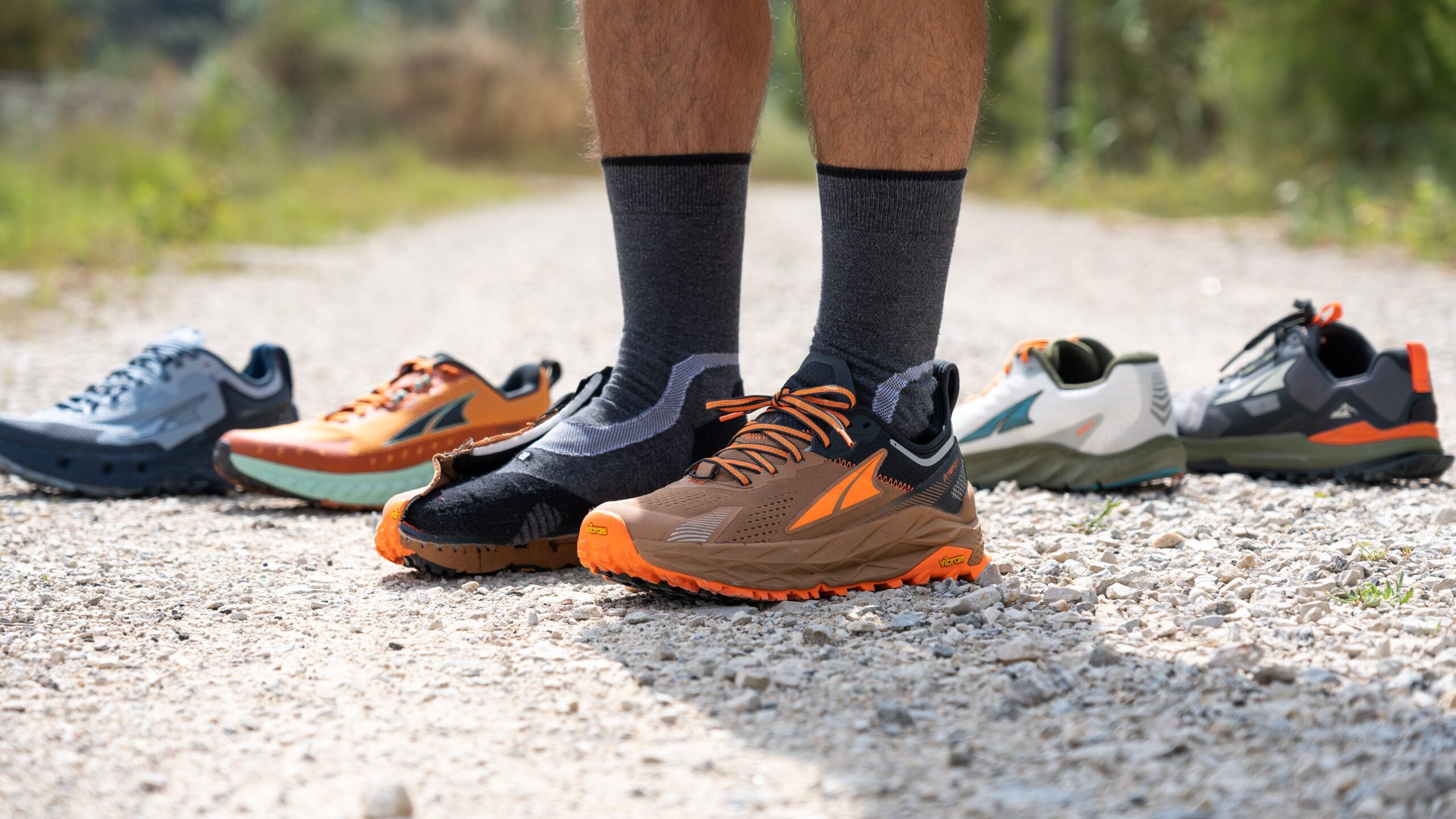 Illustrative example of altra trail running shoes
