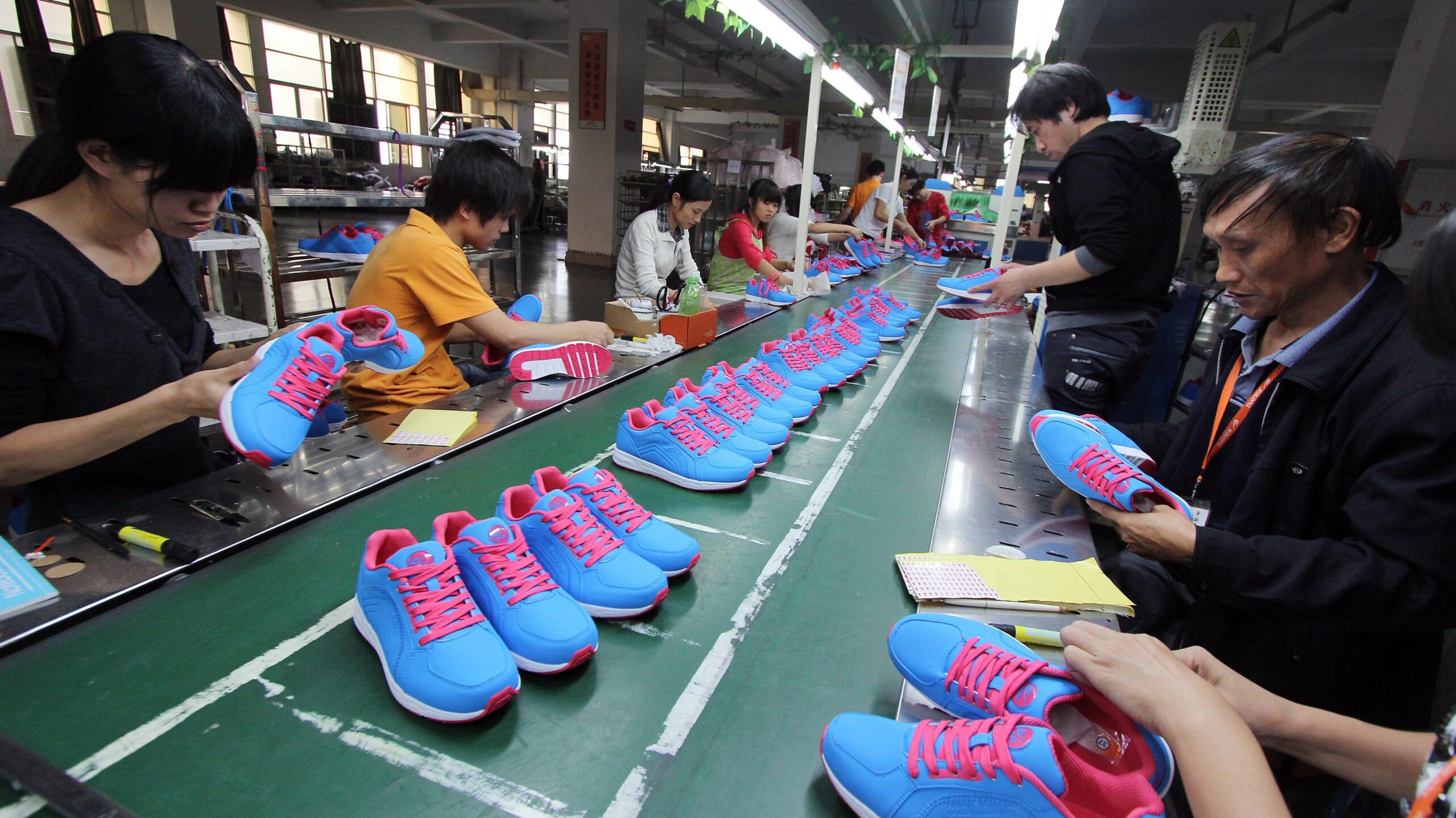 Illustrative example of american made shoes