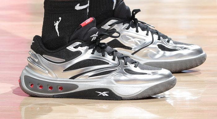 Illustrative example of angel reese shoes