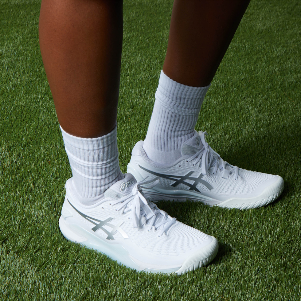 Illustrative example of asics tennis shoes women