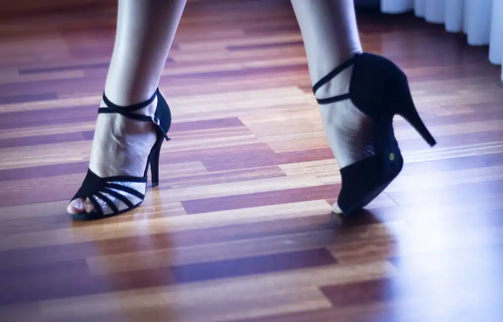 Illustrative example of ballroom dance shoes