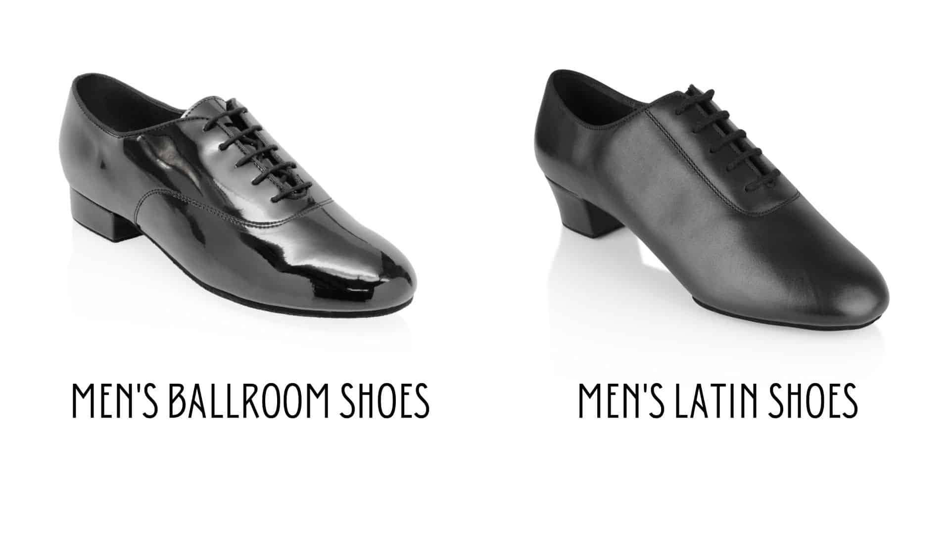 Illustrative example of ballroom dance shoes
