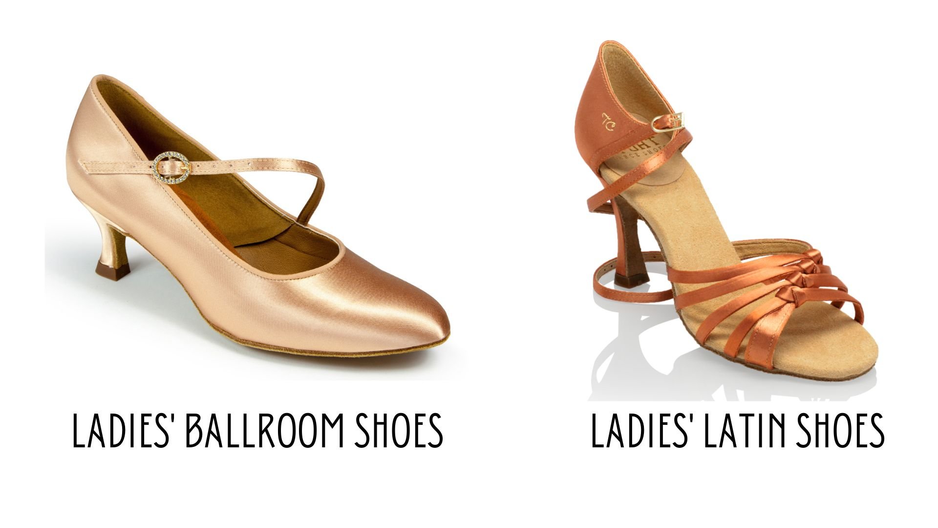 Illustrative example of ballroom dance shoes