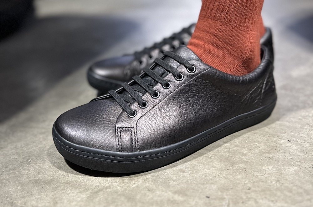 Illustrative example of barefoot dress shoes