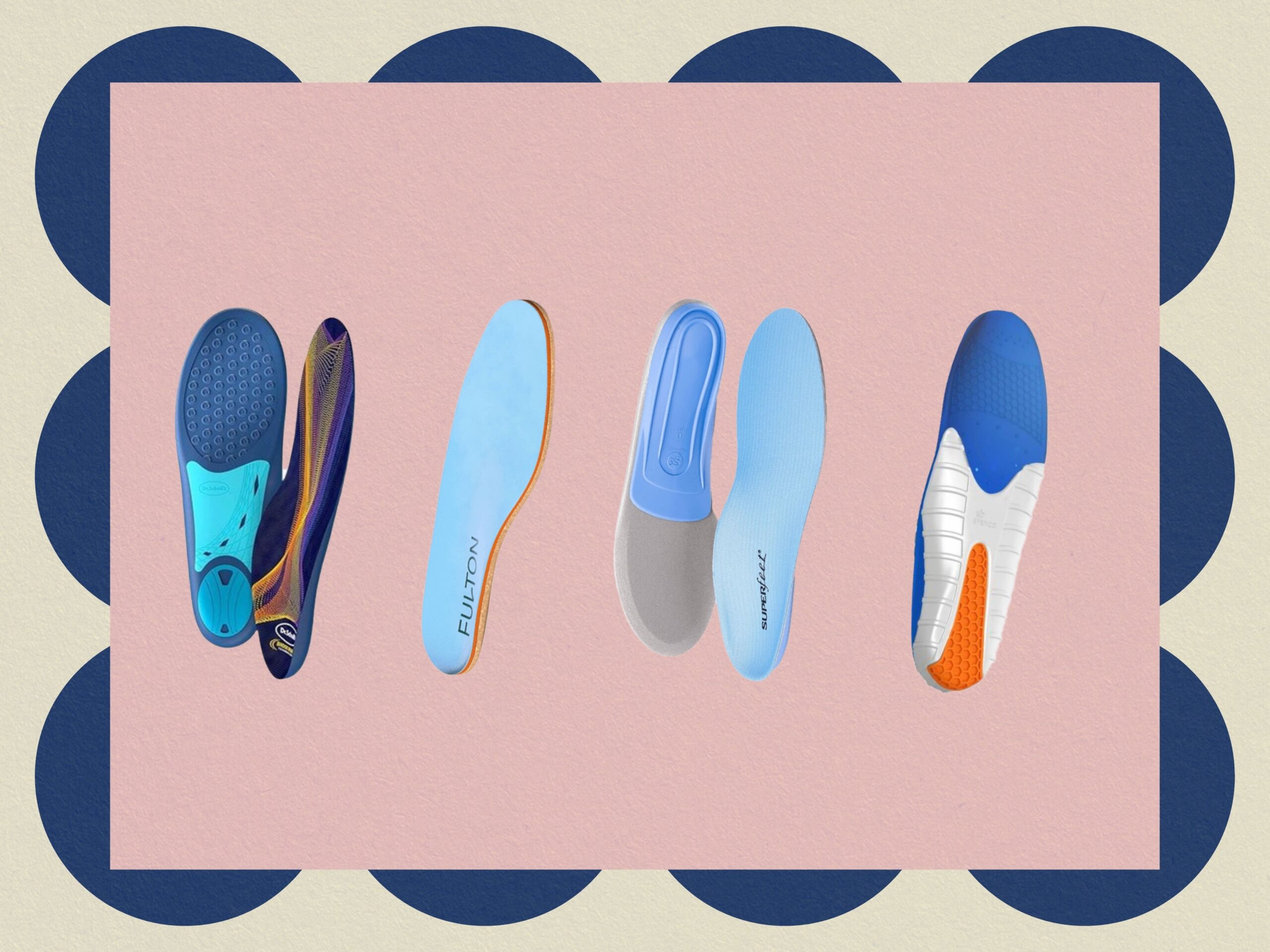 Illustrative example of best shoe inserts for flat feet