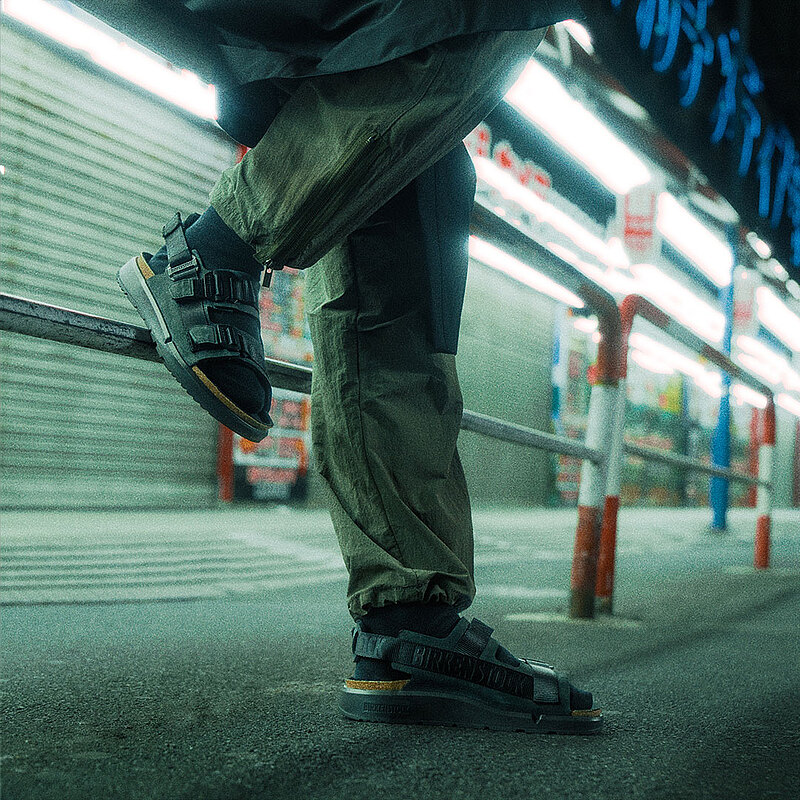Illustrative example of birkenstock tennis shoes