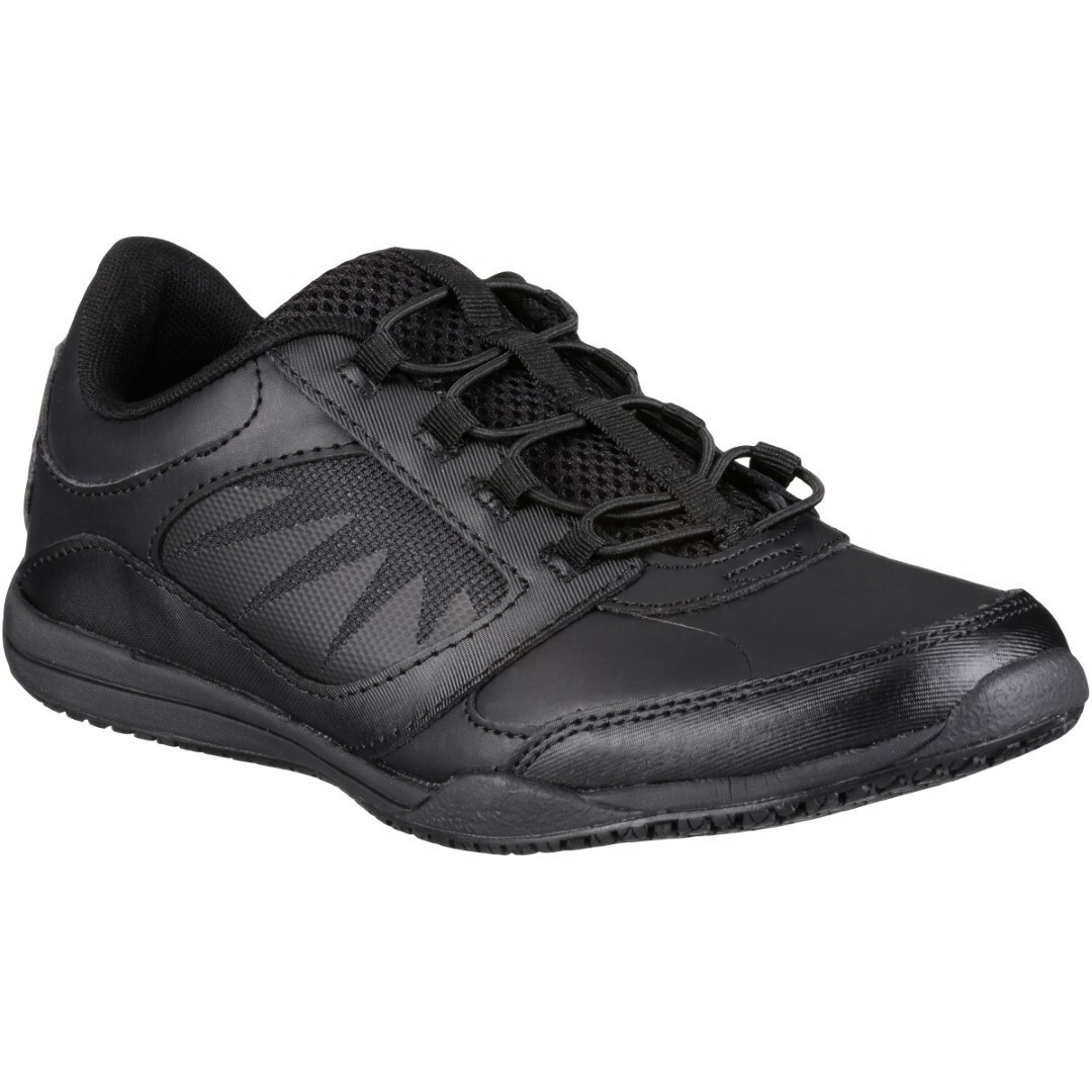 Illustrative example of black athletic shoes