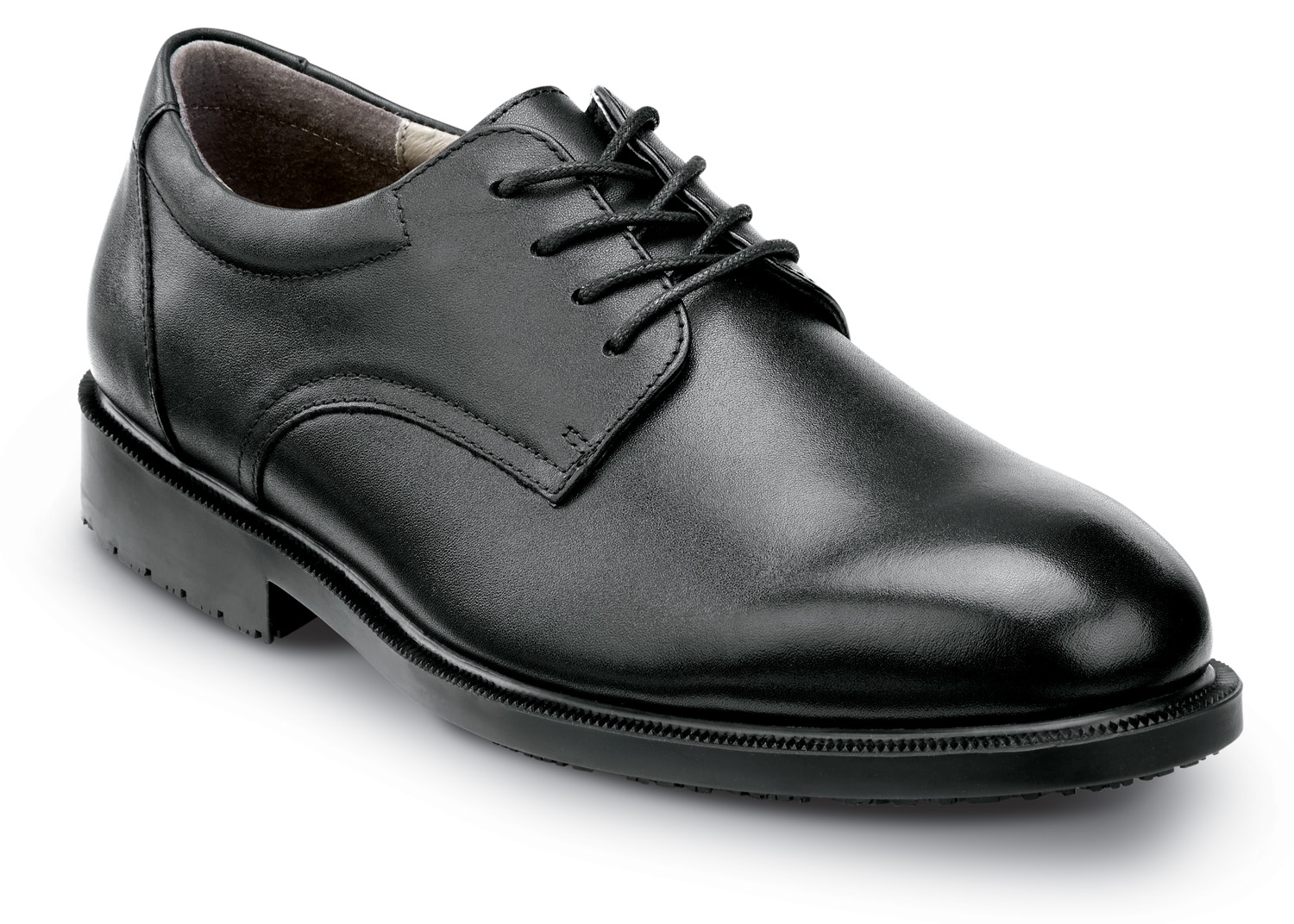 Illustrative example of black dress shoes