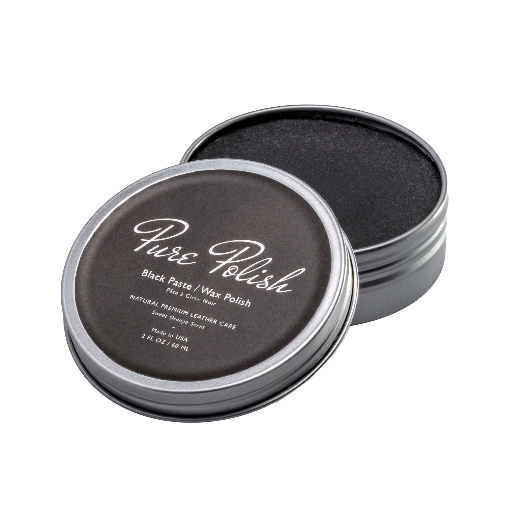 Illustrative example of black shoe polish