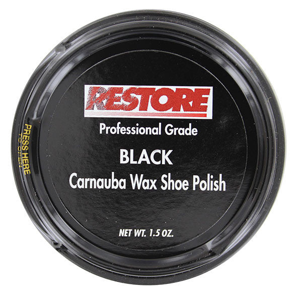 Illustrative example of black shoe polish