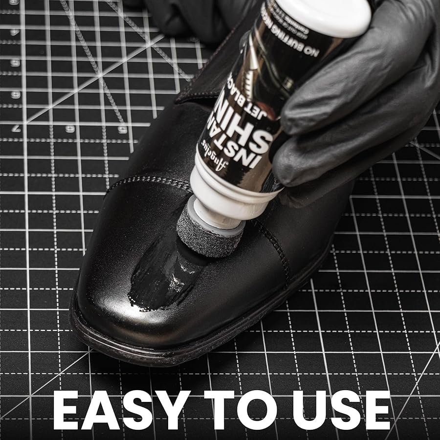 Illustrative example of black shoe polish