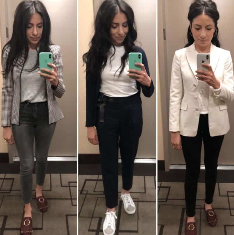 Illustrative example of business casual shoes women