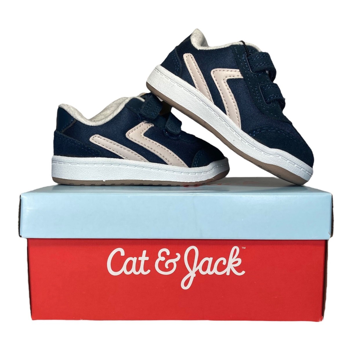 Illustrative example of cat and jack shoes