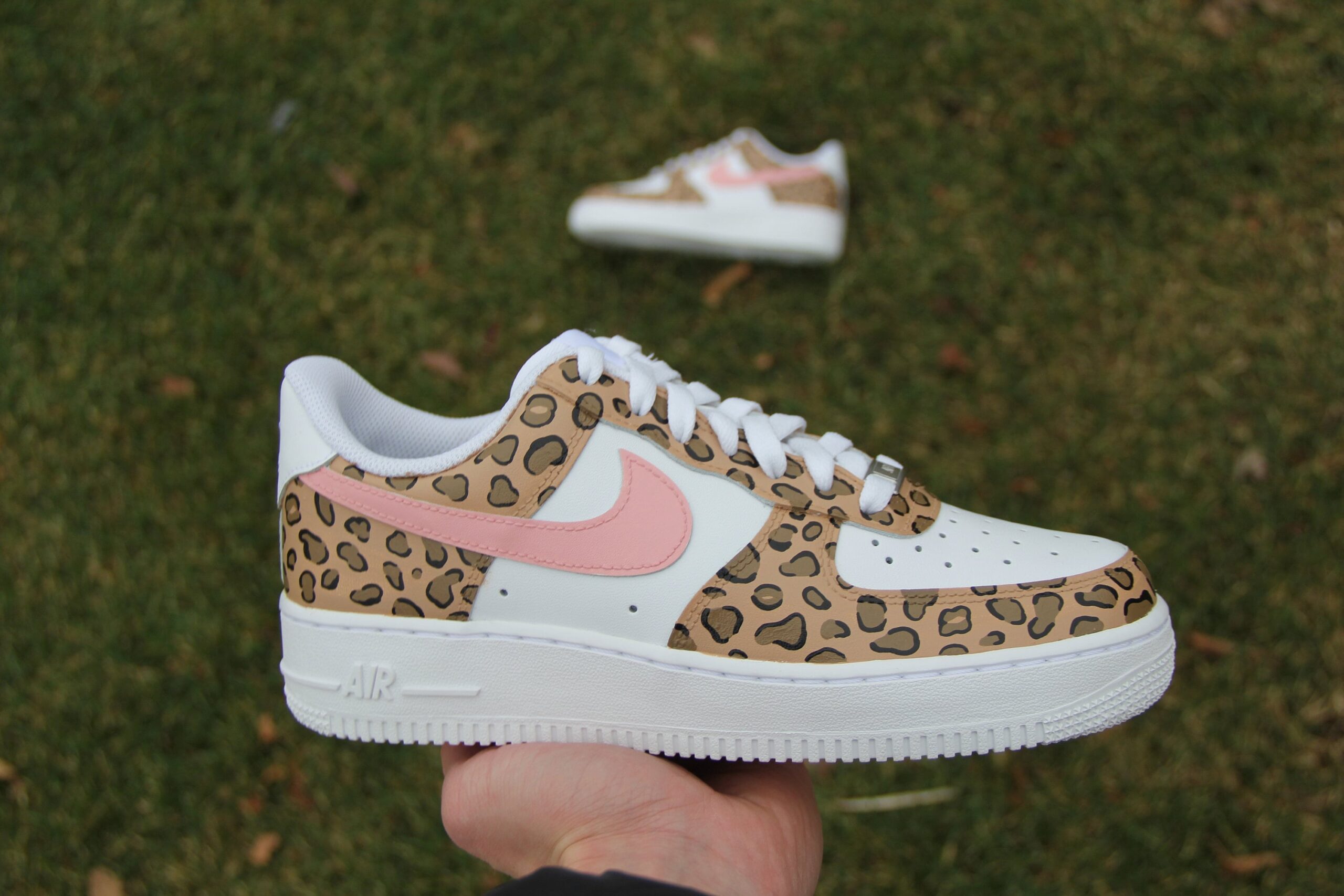 Illustrative example of cheetah print shoes