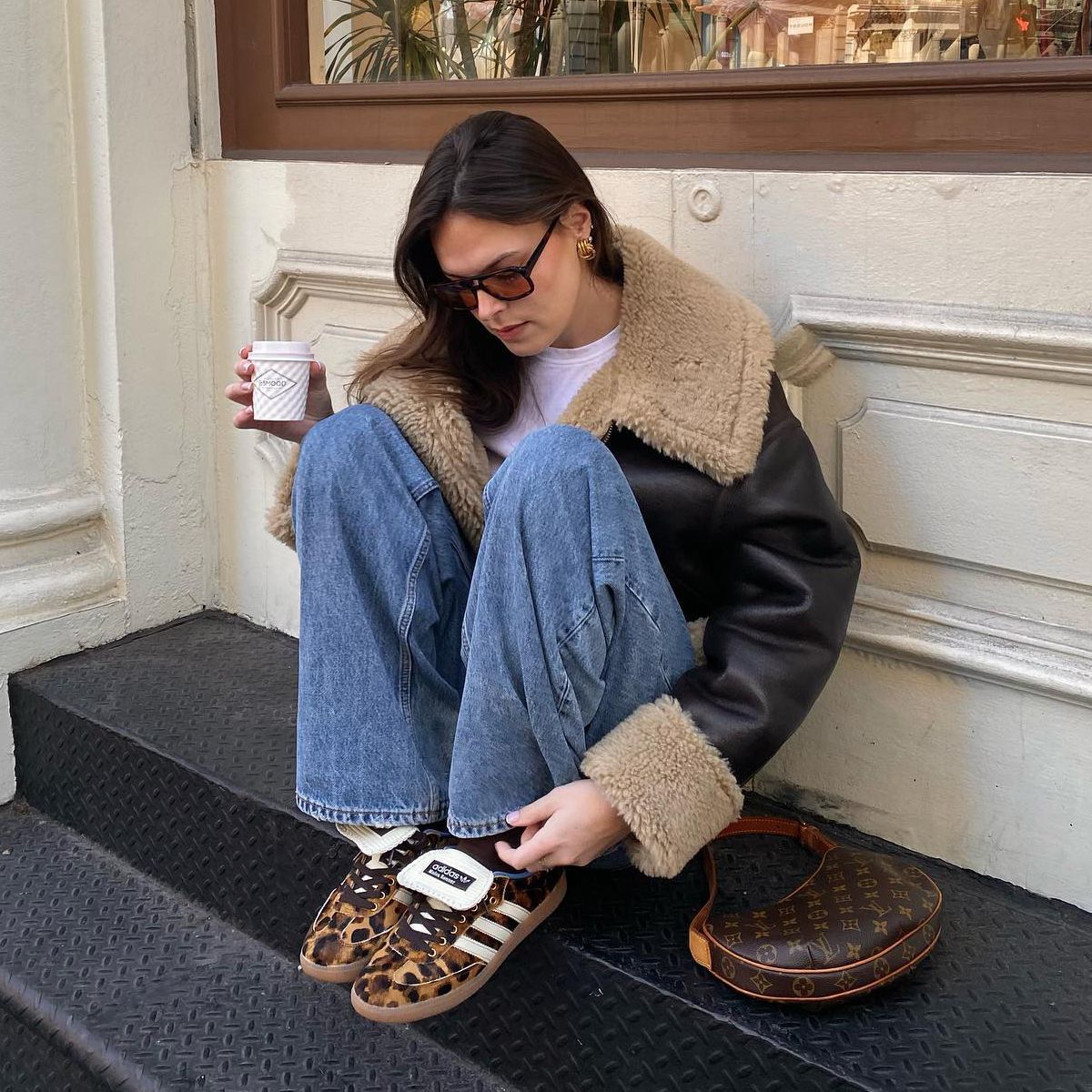 Illustrative example of cheetah print shoes