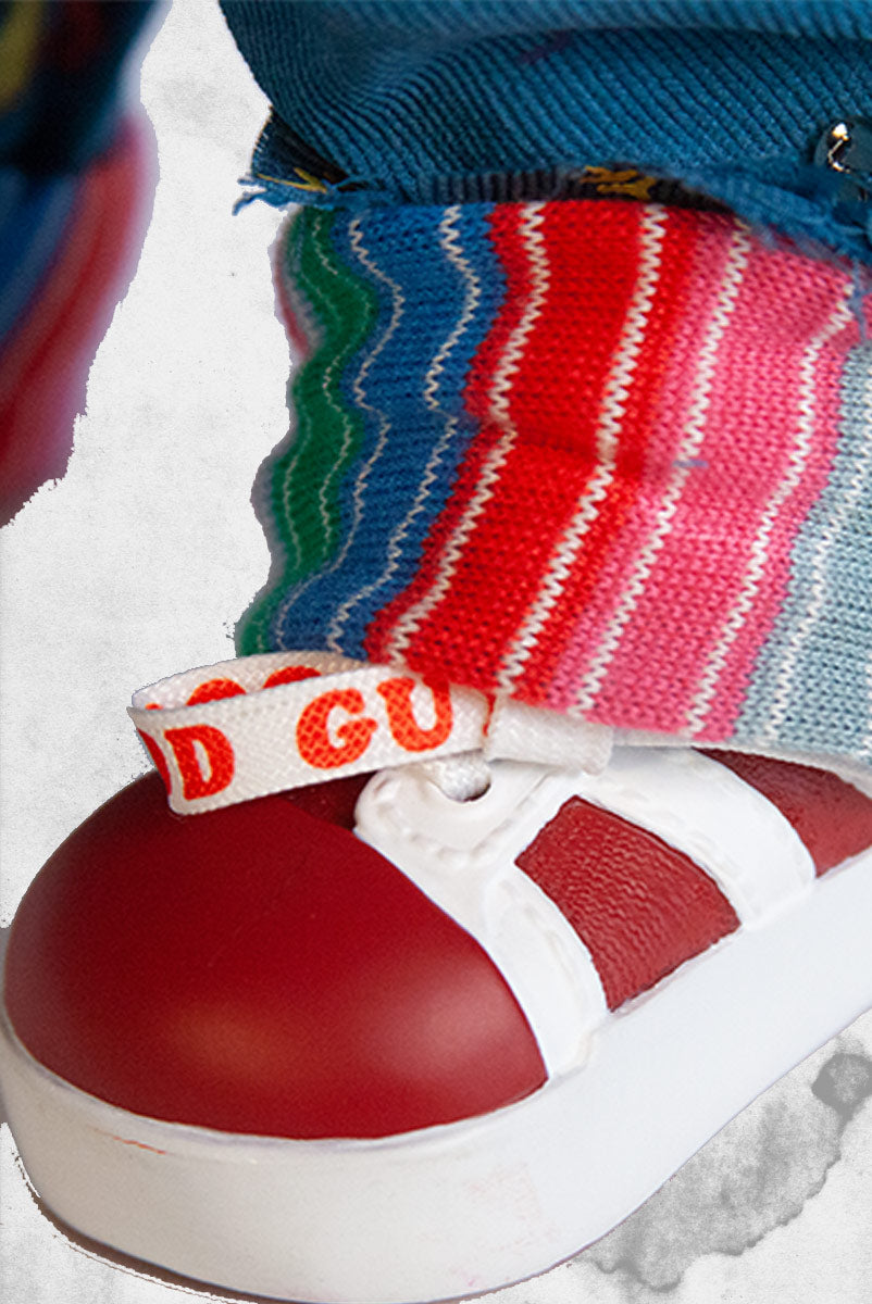 Illustrative example of chucky shoes