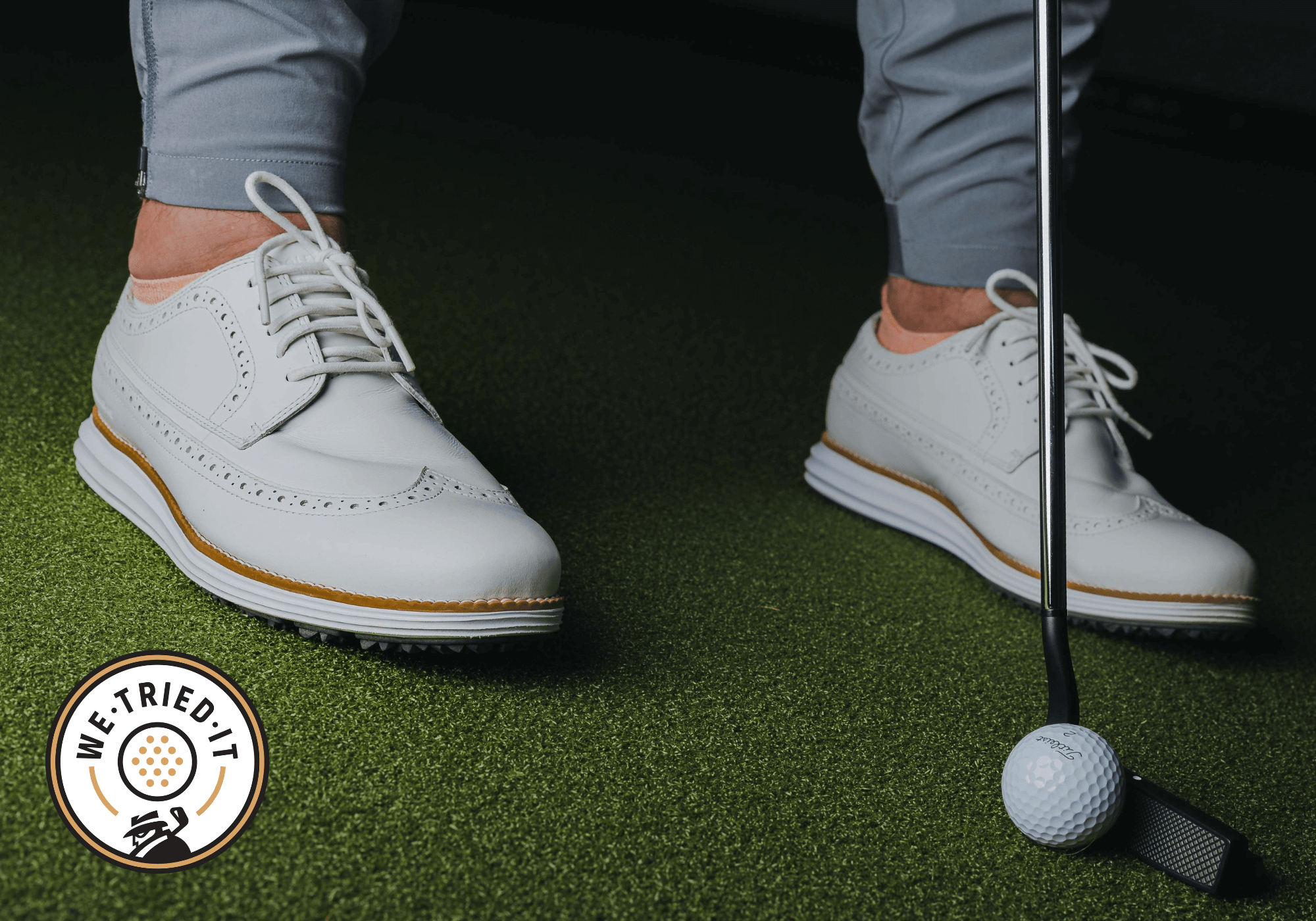 Illustrative example of cole haan golf shoes