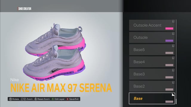 Illustrative example of colorway shoes