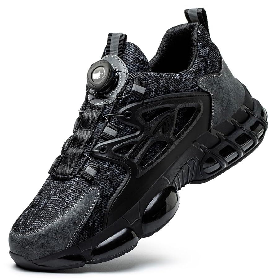 Illustrative example of comfortable steel toe shoes