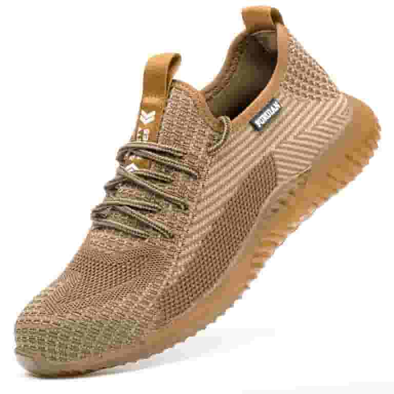 Illustrative example of comfortable steel toe shoes