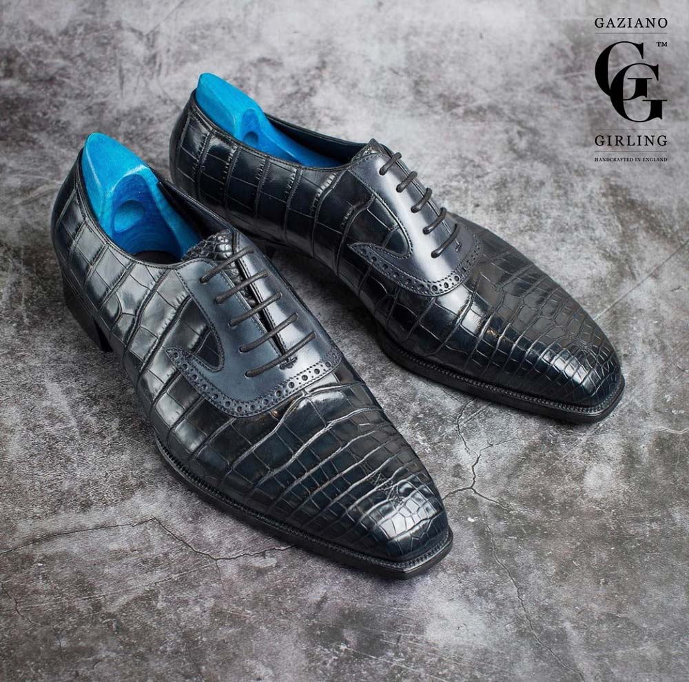 Illustrative example of crocodile shoes