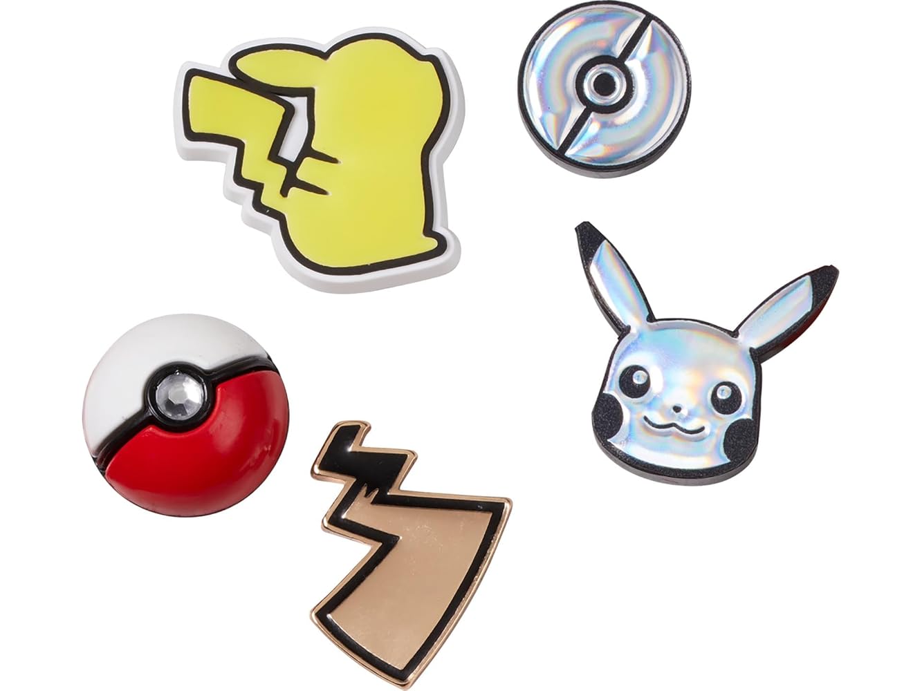 Illustrative example of crocs jibbitz icon pack shoe charms 5 pack pokemon