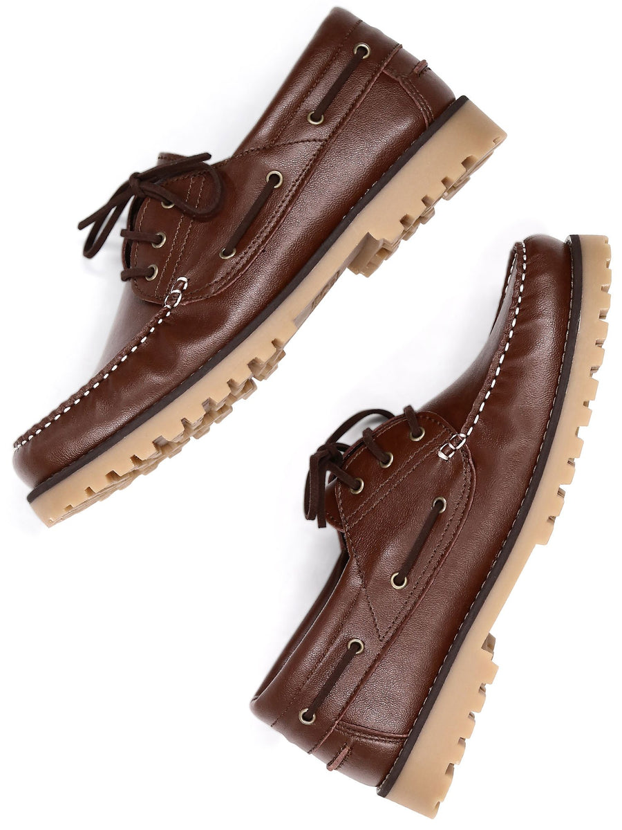 Illustrative example of deck shoes for men