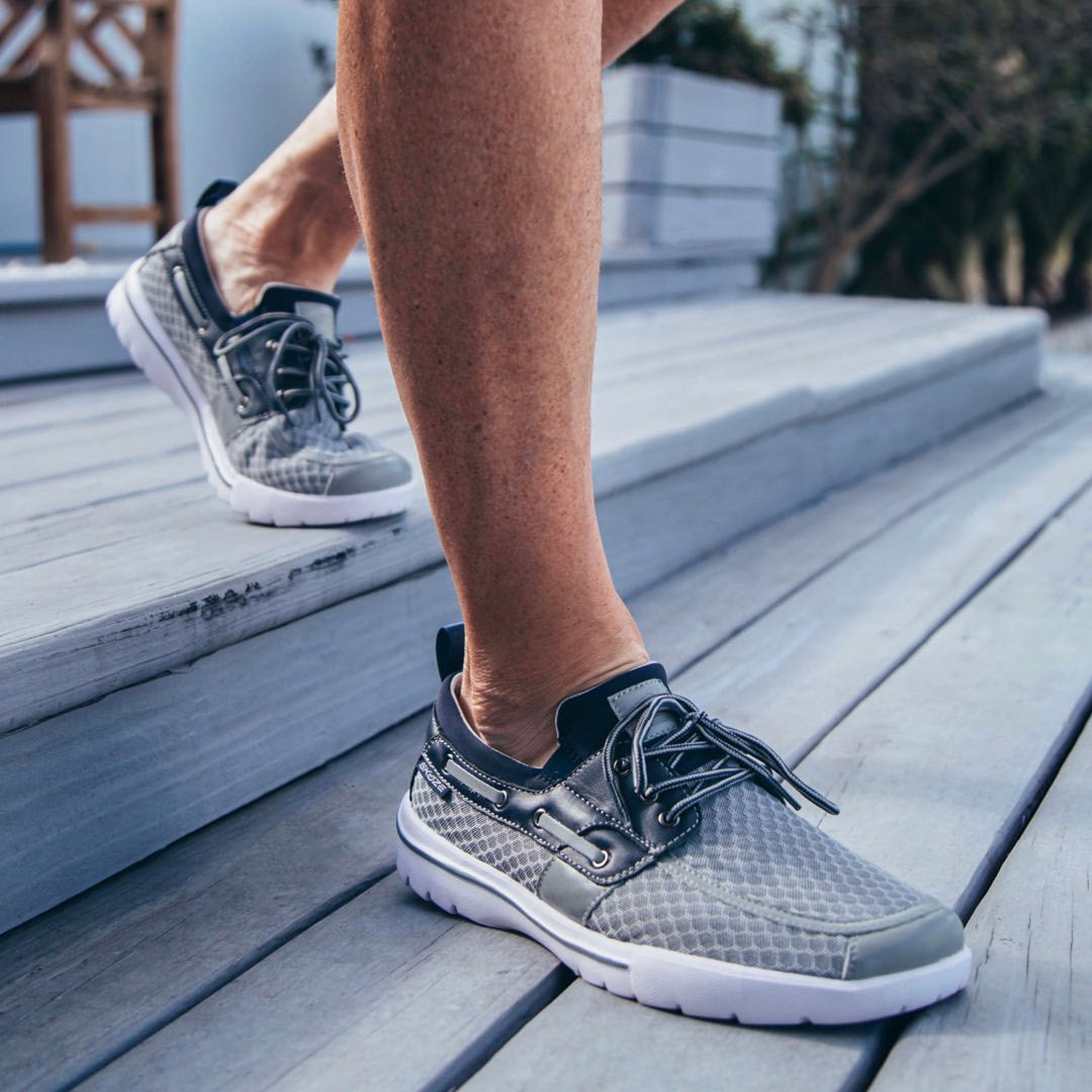 Illustrative example of deck shoes for men