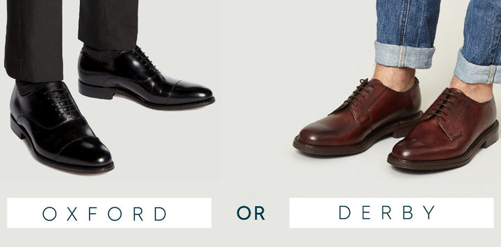 Illustrative example of derby shoes men
