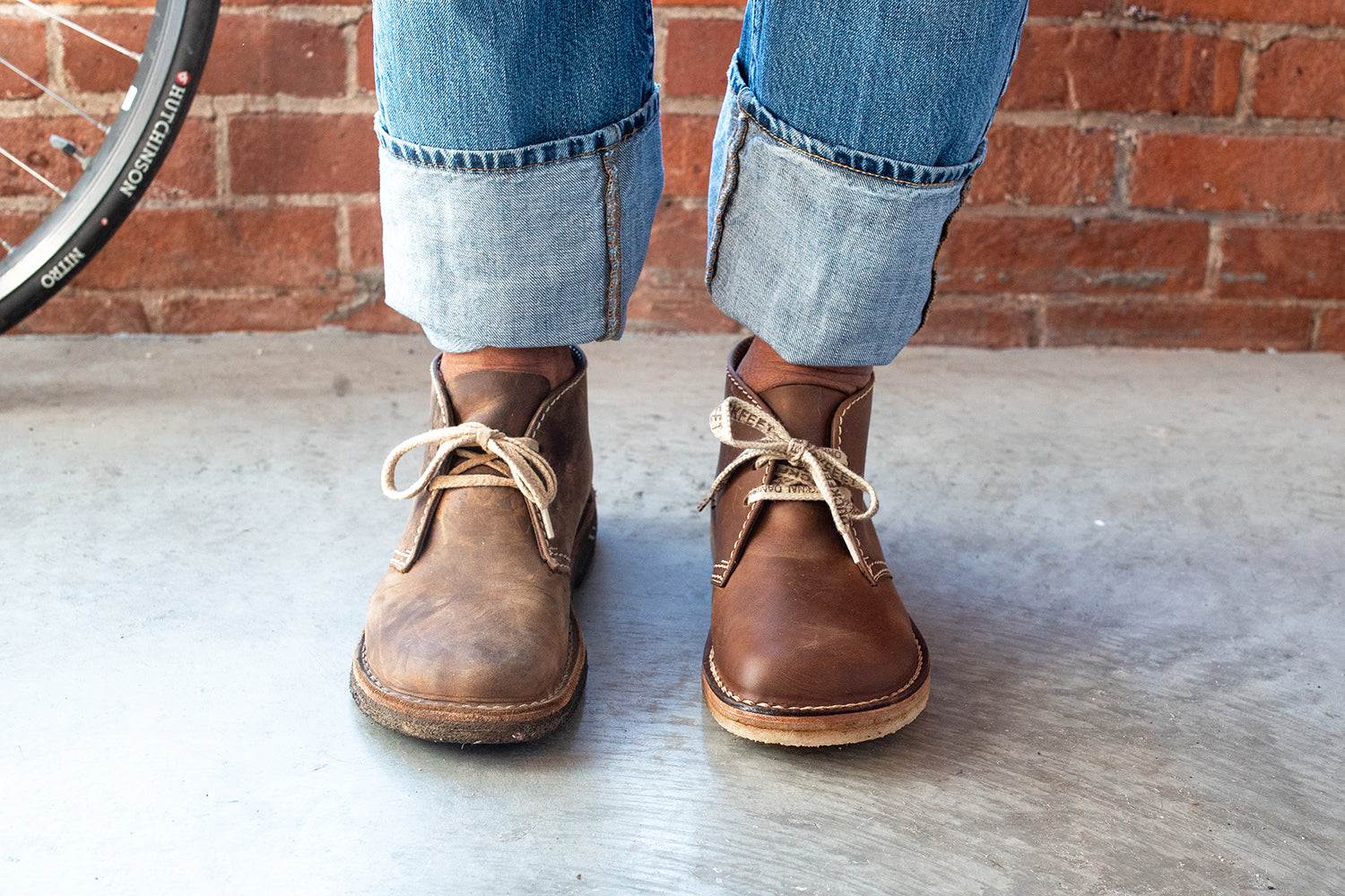 Illustrative example of duck feet shoes