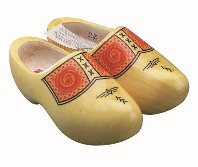 Illustrative example of dutch wooden shoes