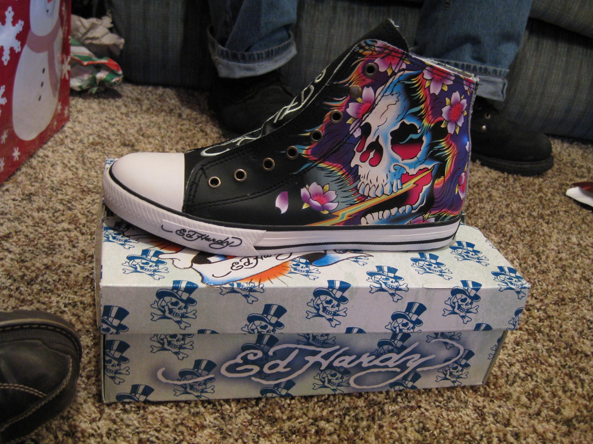 Illustrative example of ed hardy shoes