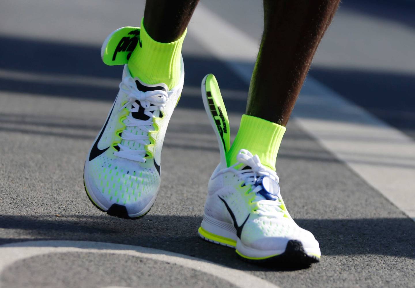 Illustrative example of eliud kipchoge shoes