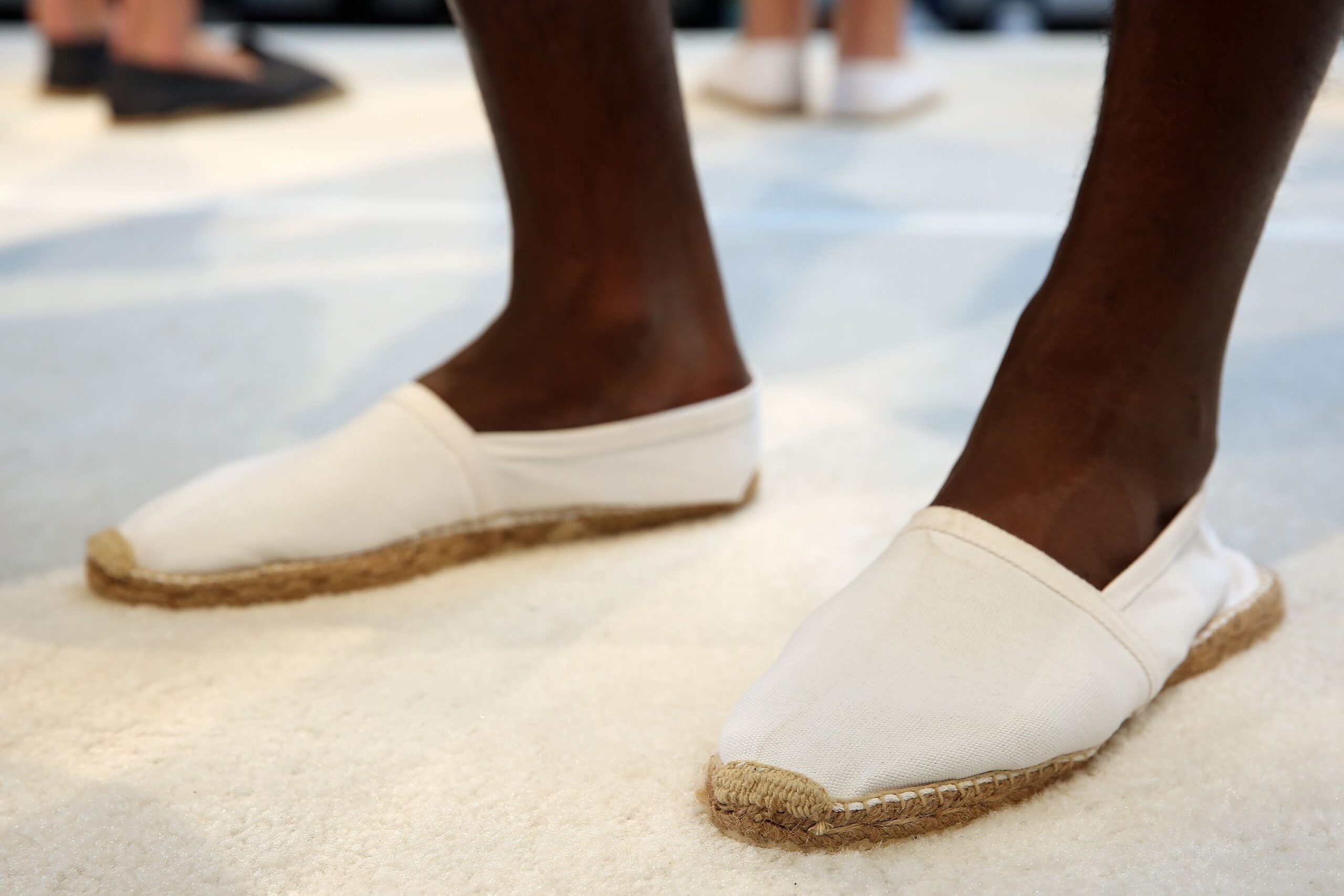 Illustrative example of espadrille shoes