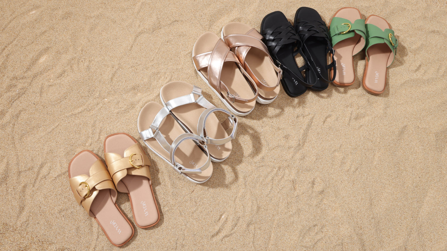 Illustrative example of extra wide women's shoes