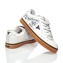Illustrative example of fallen shoes