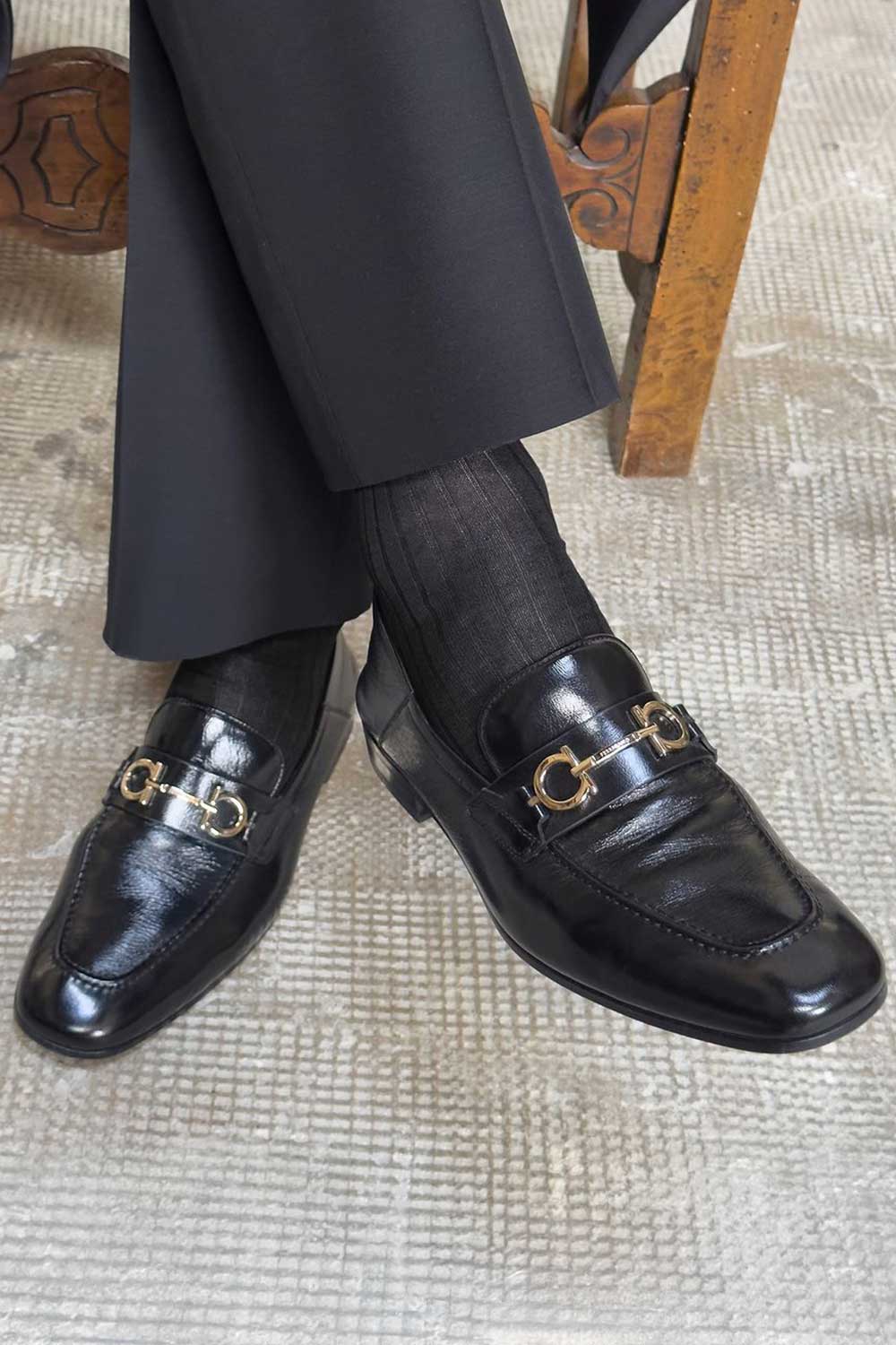 Illustrative example of ferragamo shoes men
