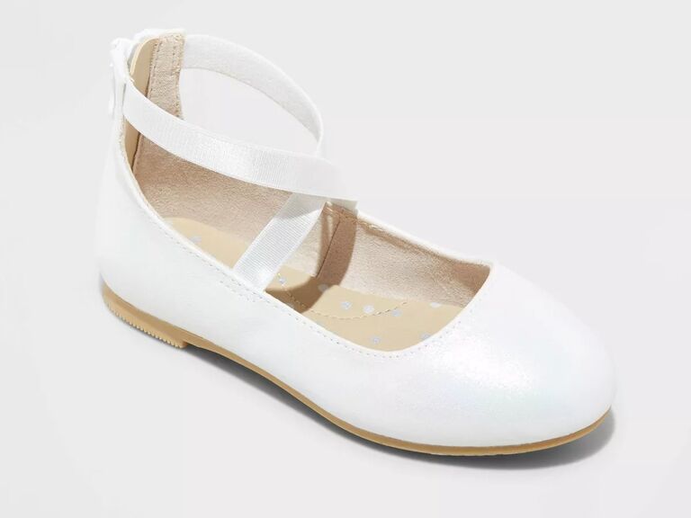 Illustrative example of flower girl shoes