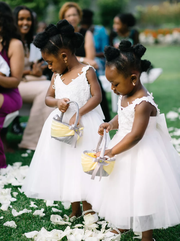 Illustrative example of flower girl shoes