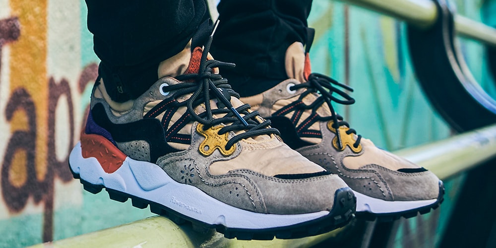 Illustrative example of flower mountain shoes