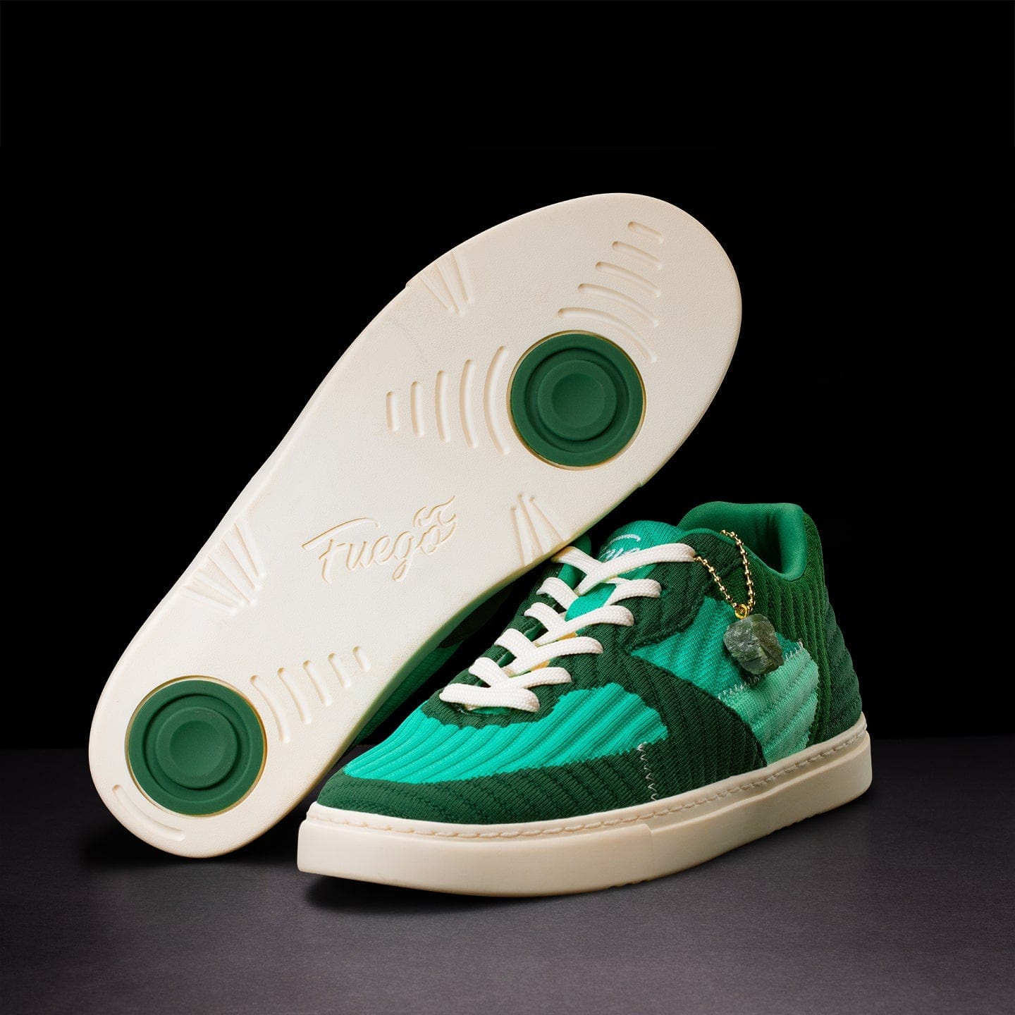 Illustrative example of fuego dance shoes