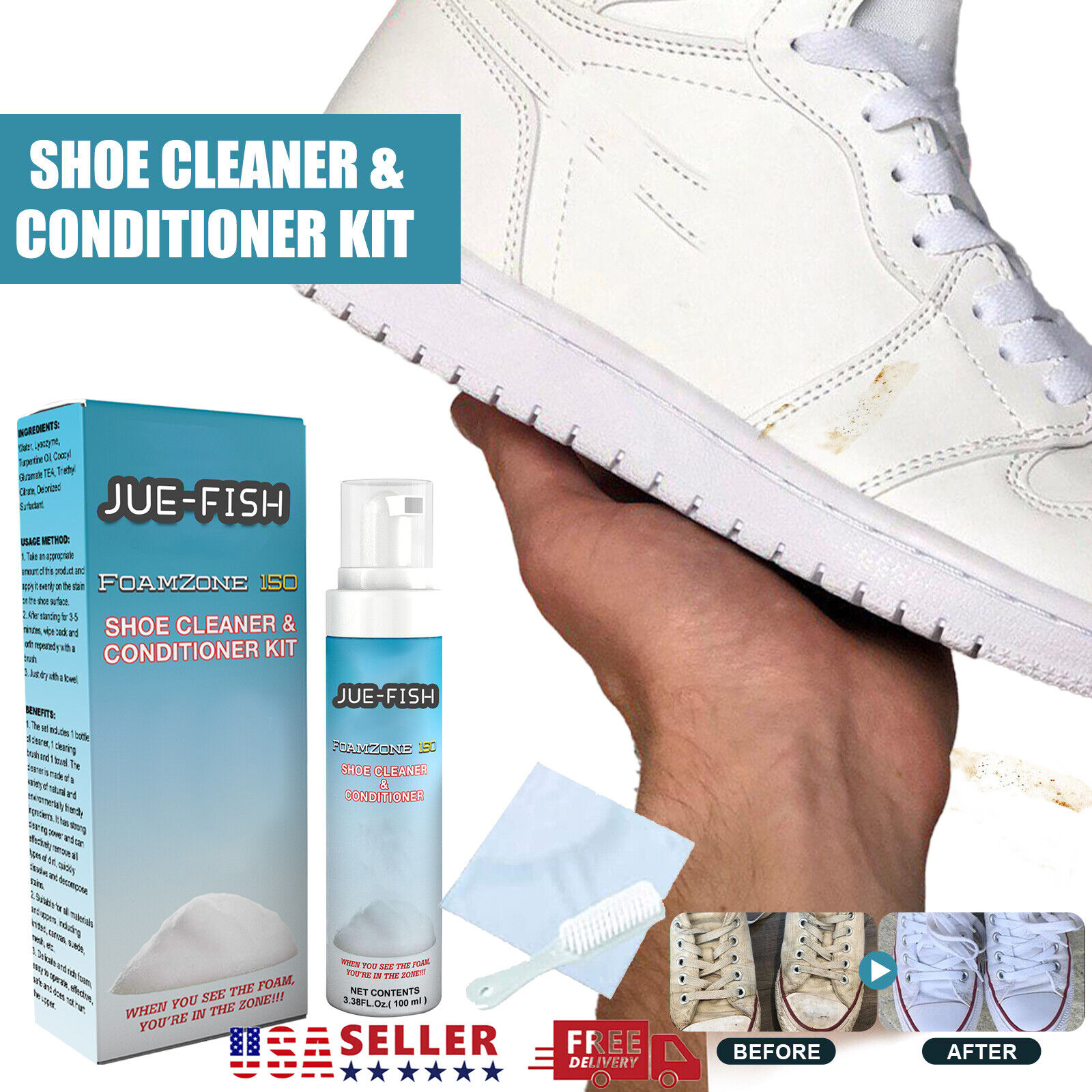 Illustrative example of fz150 shoe cleaner