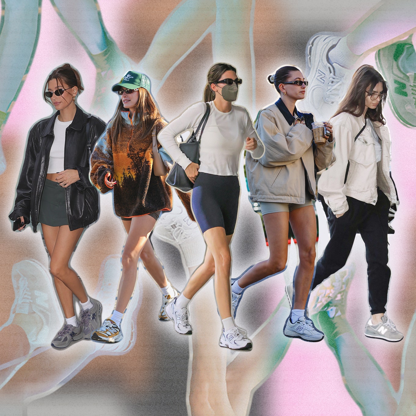 Illustrative example of girls new balance shoes