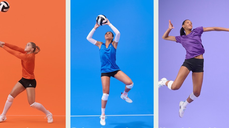 Illustrative example of girls volleyball shoes