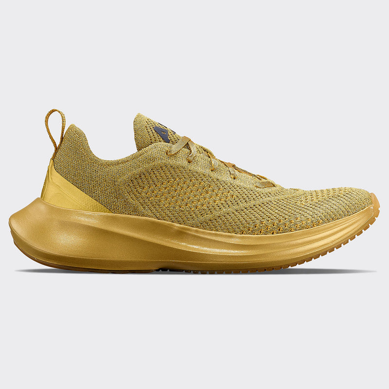 Illustrative example of gold tennis shoes