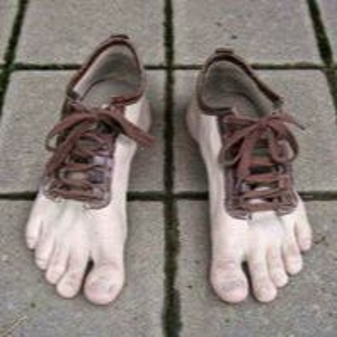 Illustrative example of goofy shoes