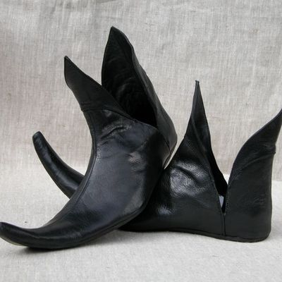Illustrative example of gothic shoes